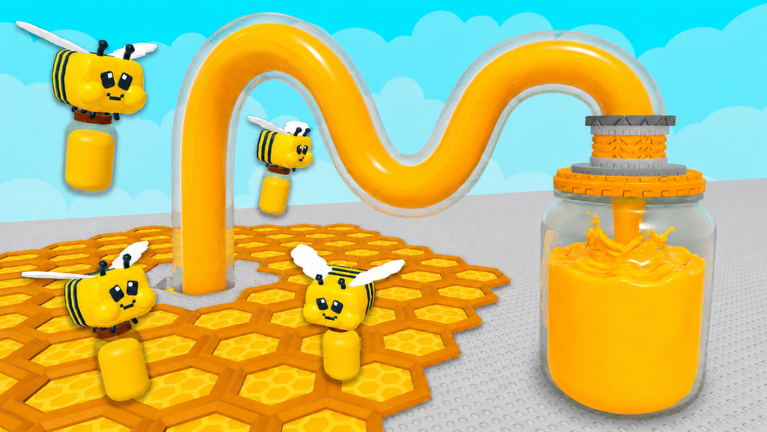 Grow a Beehive official Roblox cover art